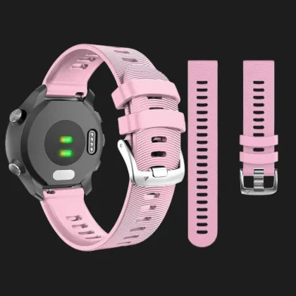 Ремінець Silicone Fit для смарт-годинника (Quick Release 20) (Pink) в Чернігові