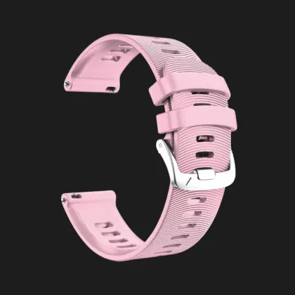 Ремінець Silicone Fit для смарт-годинника (Quick Release 20) (Pink) в Чернігові