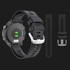 Ремінець Silicone Fit для смарт-годинника (Quick Release 20) (Black)