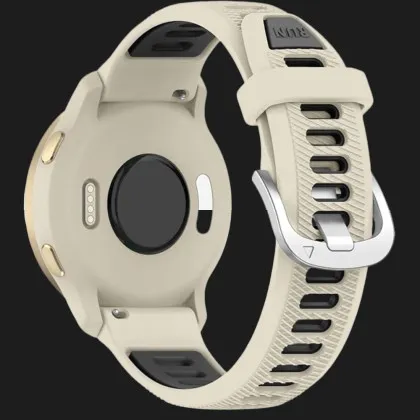 Ремінець Silicone Tech Strap для Garmin (Quick Release 22) (Starligh/Black) в Чернігові