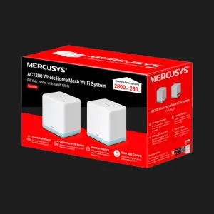 Wi-Fi Mesh система MERCUSYS Halo H30 AC1200, 2xFE LAN/WAN, 2мод (White) в Бродах