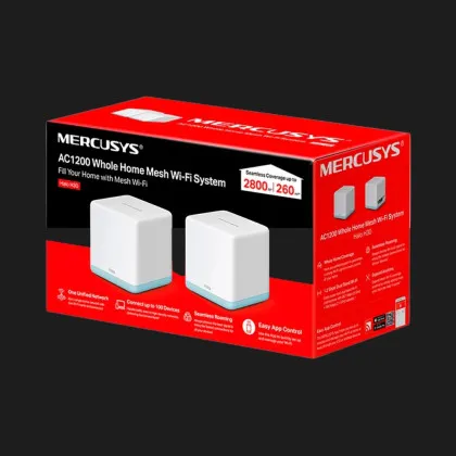 Wi-Fi Mesh система MERCUSYS Halo H30 AC1200, 2xFE LAN/WAN, 2мод (White) в Чернигове