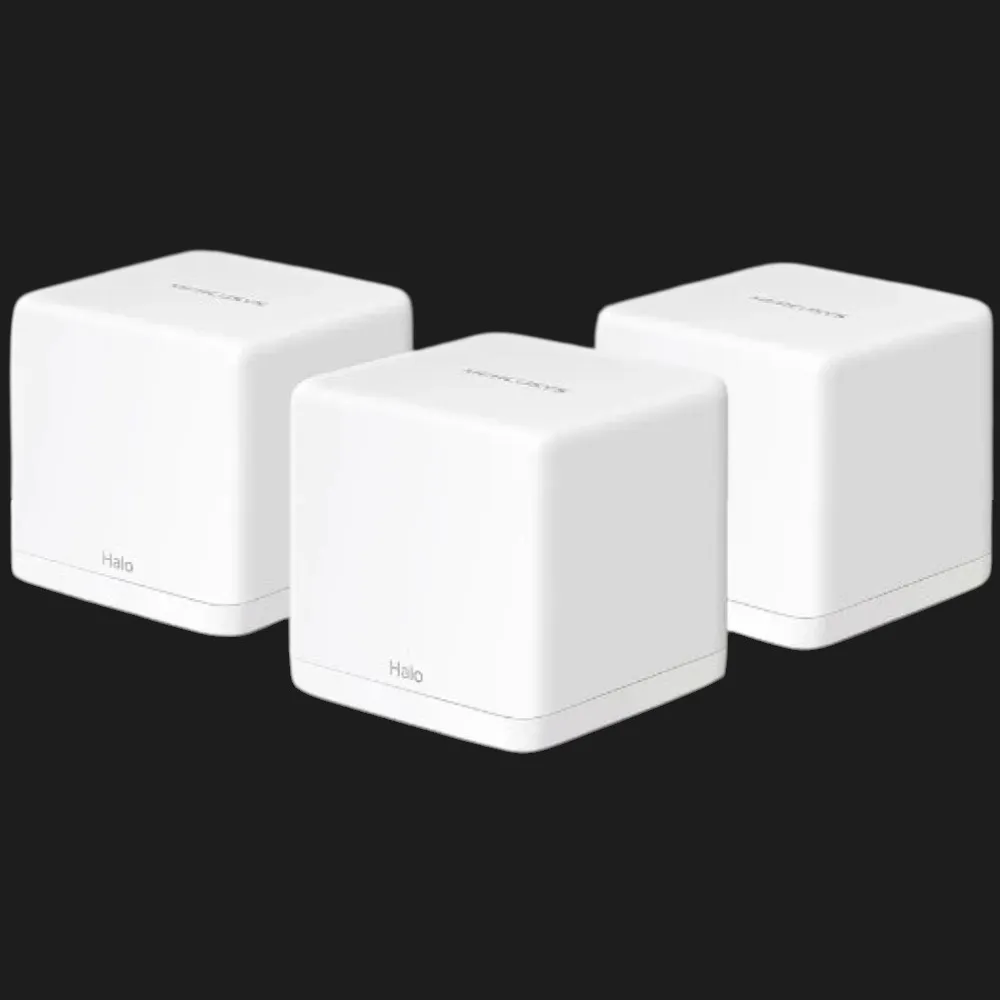 Wi-Fi Mesh система MERCUSYS Halo H30G AC1300, 2xGE LAN/WAN, 3мод (White)