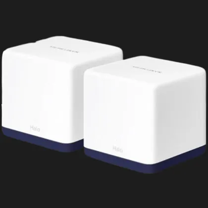 Wi-Fi Mesh система MERCUSYS Halo H50G AC1900, 3xGE LAN/WAN, 2мод (White)