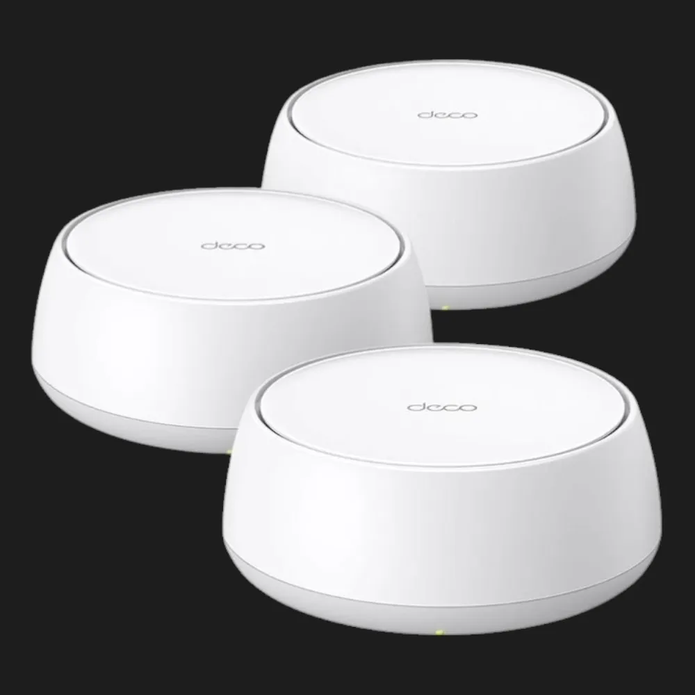 Wi-Fi Mesh система TP-LINK Deco BE22 BE3600, 1xGE LAN, 1xGE WAN, 3мод (DECO-BE22-3-PACK)