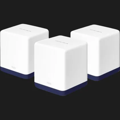 Wi-Fi Mesh система MERCUSYS Halo H50G AC1900, 3xGE LAN/WAN, 3мод (White)