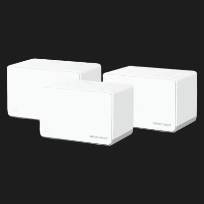 Wi-Fi Mesh система MERCUSYS Halo H70X AX1800, 3xGE LAN/WAN, 3мод (White)