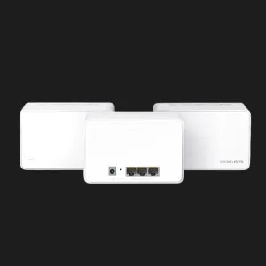 Wi-Fi Mesh система MERCUSYS Halo H80X AX3000, 3xGE LAN/WAN, 3 мод (White) в Борисполі