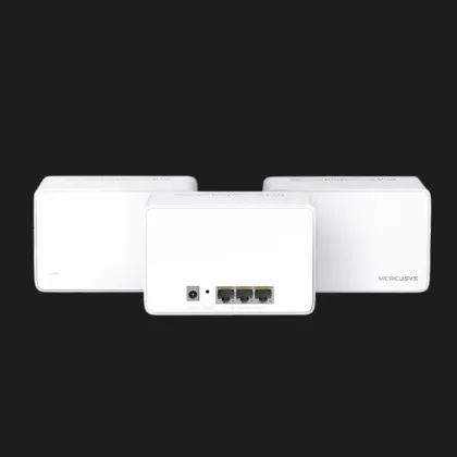 Wi-Fi Mesh система MERCUSYS Halo H80X AX3000, 3xGE LAN/WAN, 3 мод (White) в Чернігові