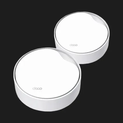Wi-Fi Mesh система TP-LINK Deco X50 AX3000, 1xGE LAN/WAN, 1x2,5GE LAN/WAN, 2мод, PoE (White) в Чернігові