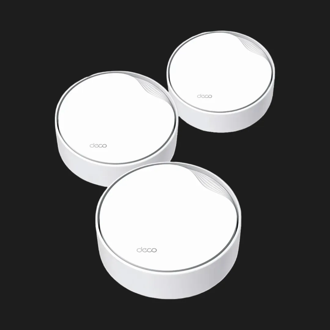 Wi-Fi Mesh система TP-LINK Deco X50 AX3000, 1xGE LAN/WAN, 1x2,5GE LAN/WAN, 3мод, PoE (White)