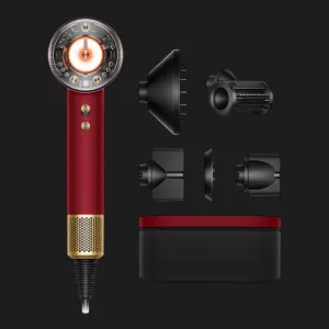 Фен для волосся Dyson Supersonic HD16 Nural Straight+Wavy (Velvet Red/Gold) (Ultra) в Бродах