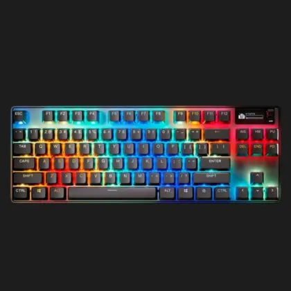Клавиатура оптическая SteelSeries Pro TKL WL Gen 3 HyperMagnetic OmniPoint 3.0 OLED (64871) (UA)