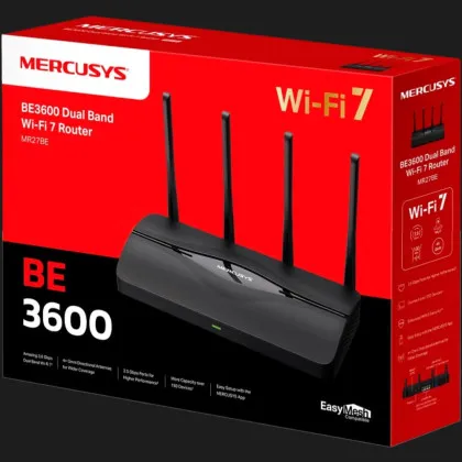 Маршрутизатор MERCUSYS MR27BE (MR27BE) (Black) в Чернигове