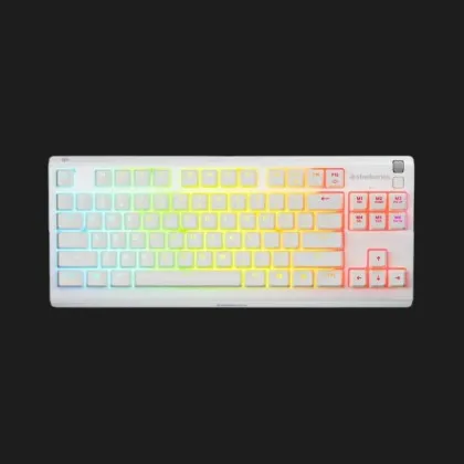 Игровая клавиатура SteelSeries Apex 3 TKL (UA) (White)