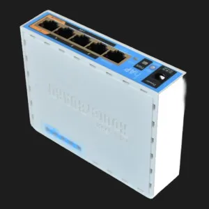 Маршрутизатор MikroTik hAP (White/Blue) в Сваляві