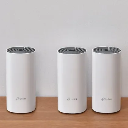 Wi-Fi Mesh система TP-LINK Deco E4 AC1200, 2xFE LAN/WAN, 3мод (DECO-E4-3-PACK) в Чернігові