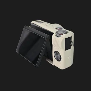 Чохол силіконовий Canon G7X Mark III для цифрових фотокамер (Beige)