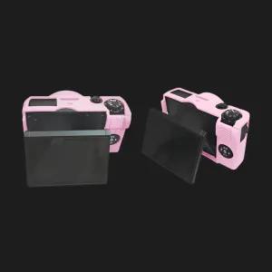 Чохол силіконовий Canon G7X Mark III для цифрових фотокамер (Pink)