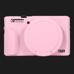 Чохол силіконовий Canon G7X Mark III для цифрових фотокамер (Pink)