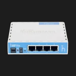 Маршрутизатор MikroTik hAP lite (White/Blue) в Бродах