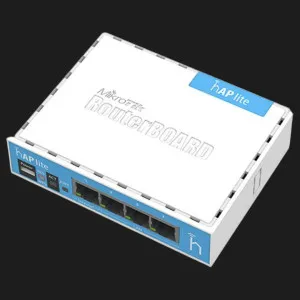 Маршрутизатор MikroTik hAP lite (White/Blue) в Бродах