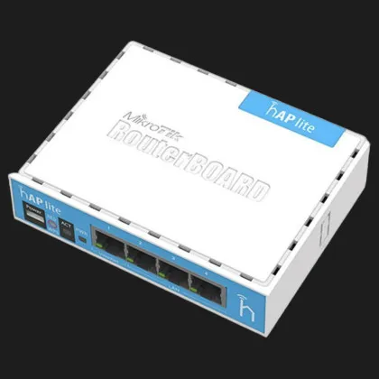 Маршрутизатор MikroTik hAP lite (White/Blue)
