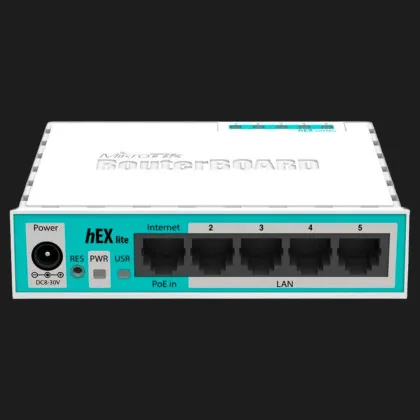 Маршрутизатор MikroTik hEX lite (White)