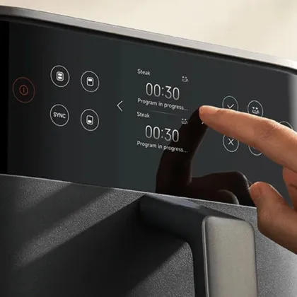 Мультипіч Xiaomi Smart Double Stack Air Fryer 12L (Black) (EU)