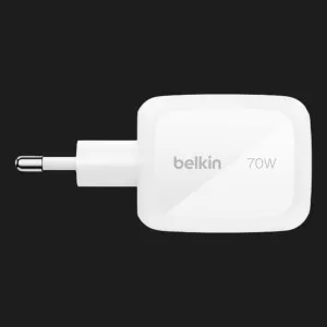 Блок питания Belkin Home Charger 70W 2хUSB-С/USB-A GAN PD PPS (White) в Луцке