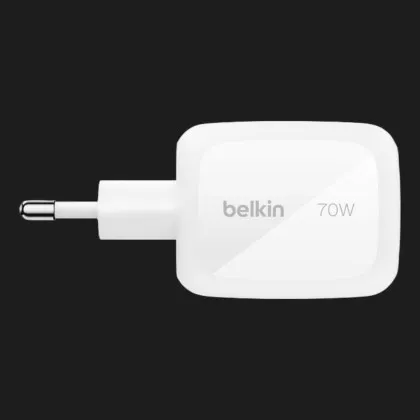 Блок живлення Belkin Home Charger 70W 2хUSB-С/USB-A GAN PD PPS (White) Івано-Франківську