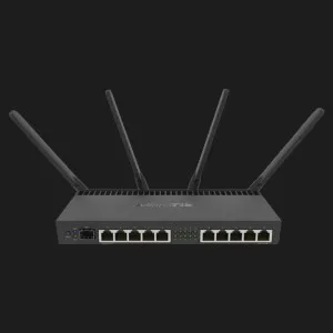 Маршрутизатор MikroTik RouterBOARD RB4011iGS+5HacQ2HnD-IN (Black) в Бродах