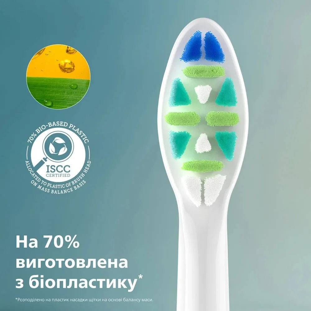 Насадка для зубної щітки Philips Sonicare InterCare (White) (4 шт) — фото 6