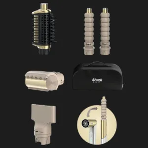Стайлер Shark Glam Sleek Straight Waves & Curls Multi-styler (Gold)