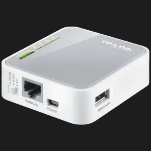 Маршрутизатор TP-LINK TL-MR3020 N300 (TL-MR3020) (Gray) в Кропивницком