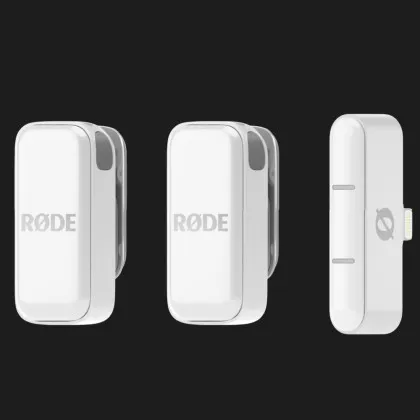 Мікрофонна радіосистема Rode Wireless Micro Lightning (White) Івано-Франківську