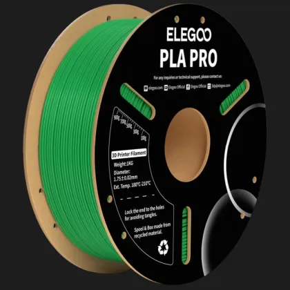 Пластик (Filament) ELEGOO PLA PRO 1кг 1.75мм Зелений (50.203.0193)