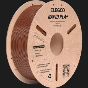 Пластик (Filament) ELEGOO Rapid PLA Plus 1кг 1.75мм Коричневий (50.203.0313)