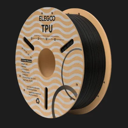 Пластик (Filament) ELEGOO TPU 1кг 1.75мм Чорний (50.203.0567)