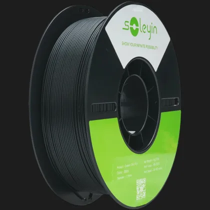 Пластик (Filament) Soleyin ULTRA PLA 1кг 1.75мм Черный (3301010608)
