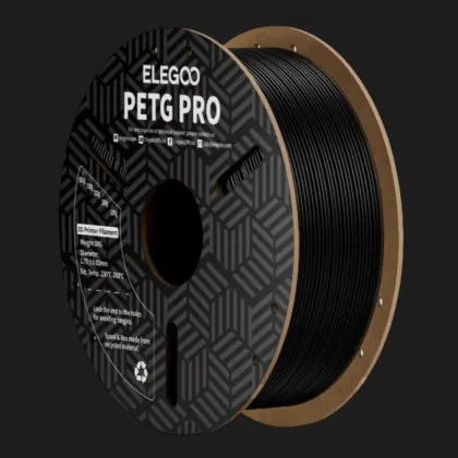 Пластик (Filament) ELEGOO PETG PRO 1кг 1.75мм Чорний (50.203.0198)