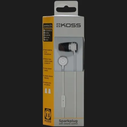 Навушники Koss Spark Plug In-Ear (White)