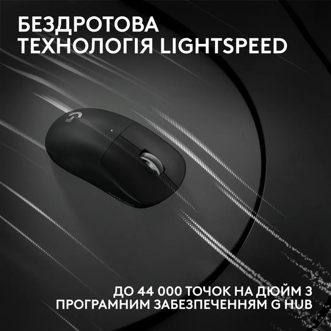 Миша Logitech G Pro X Superlight 2c Wireless (Black) (UA)