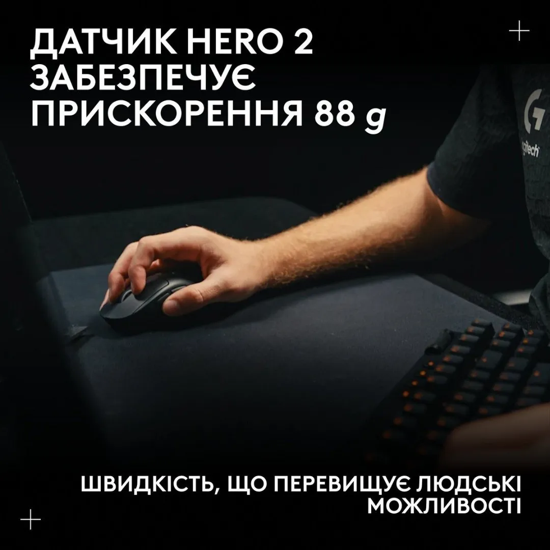 Миша Logitech G Pro X Superlight 2c Wireless (Black) (UA)