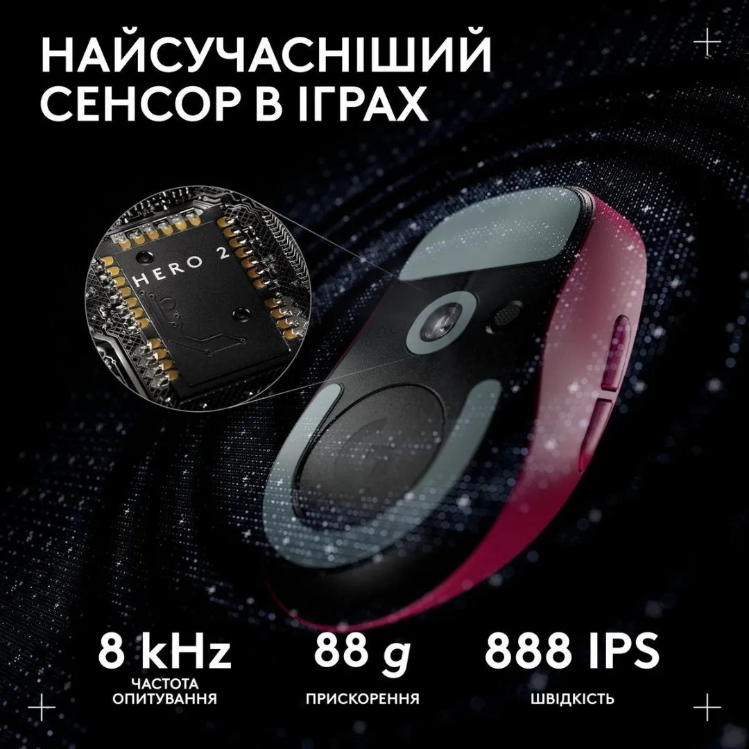 Миша Logitech G Pro X Superlight 2c Wireless (Pink) (UA)