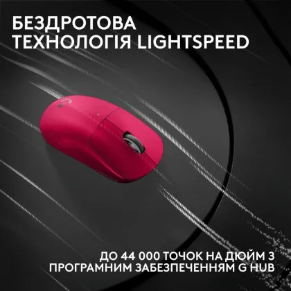 Мышь Logitech G Pro X Superlight 2c Wireless (Pink) (UA)