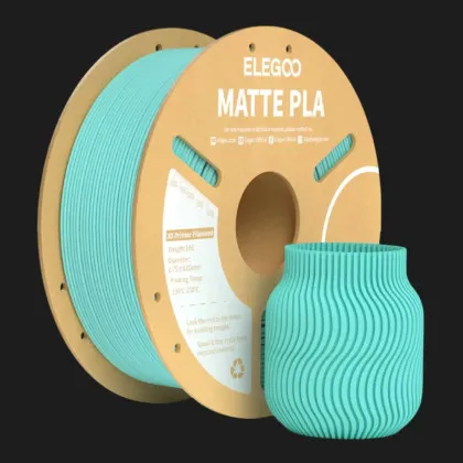 Пластик (Filament) ELEGOO PLA Матовий 1кг 1.75мм Бірюзовий (50.203.0254)