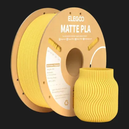 Пластик (Filament) ELEGOO PLA Матовий 1кг 1.75мм Сонячно жовтий (50.203.0255)