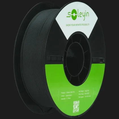 Пластик (Filament) Soleyin PLA 1кг 1.75мм Черный (3301010513)