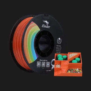 Пластик (Filament) CREALITY PLA Plus 1кг 1.75мм Оранжевый (3301010307)